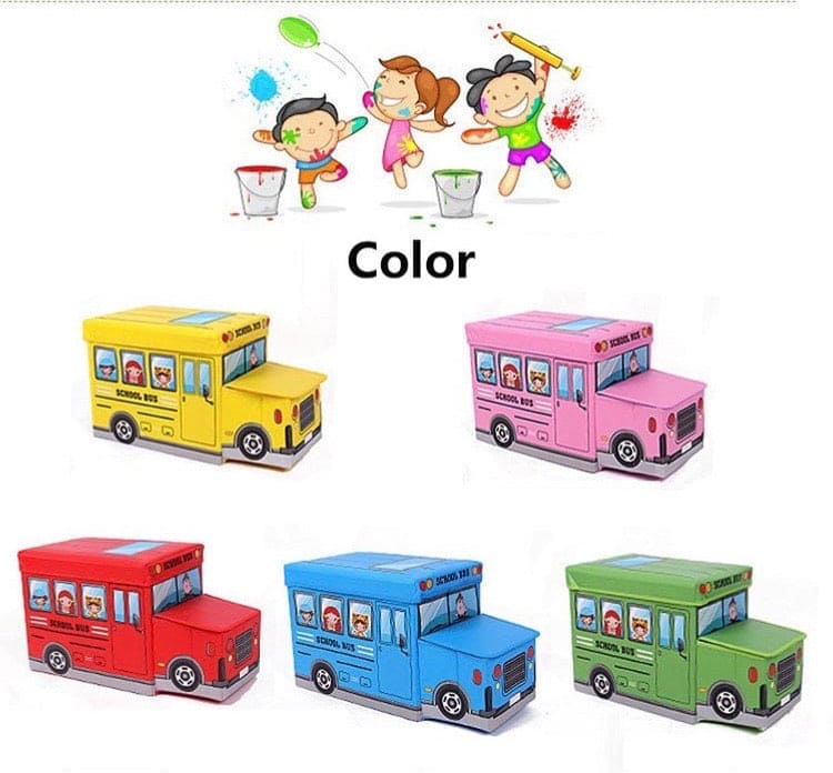 Foldable School Bus Storage Box Foldable School Bus Storage Box